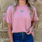 Ribbed Basic Top *Mauve