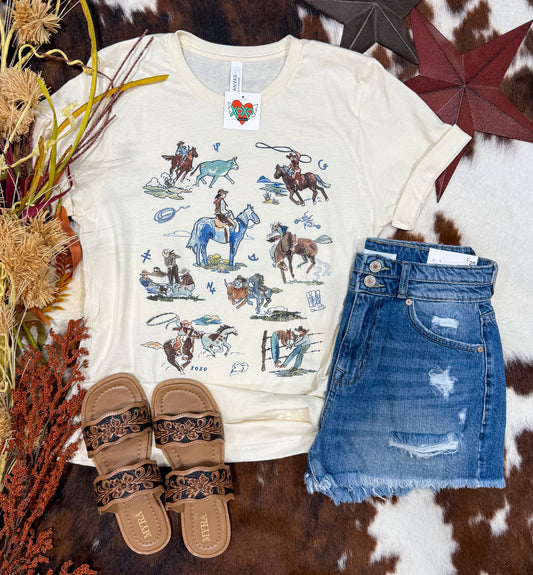 Cowboys On The Range Tee