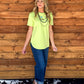 Cloud Basic Free Tee *Lime