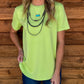 Cloud Basic Free Tee *Lime