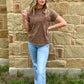 Rope Boot Stitch Top