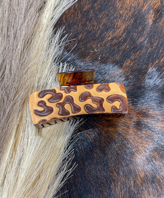 Leopard Claw Clip