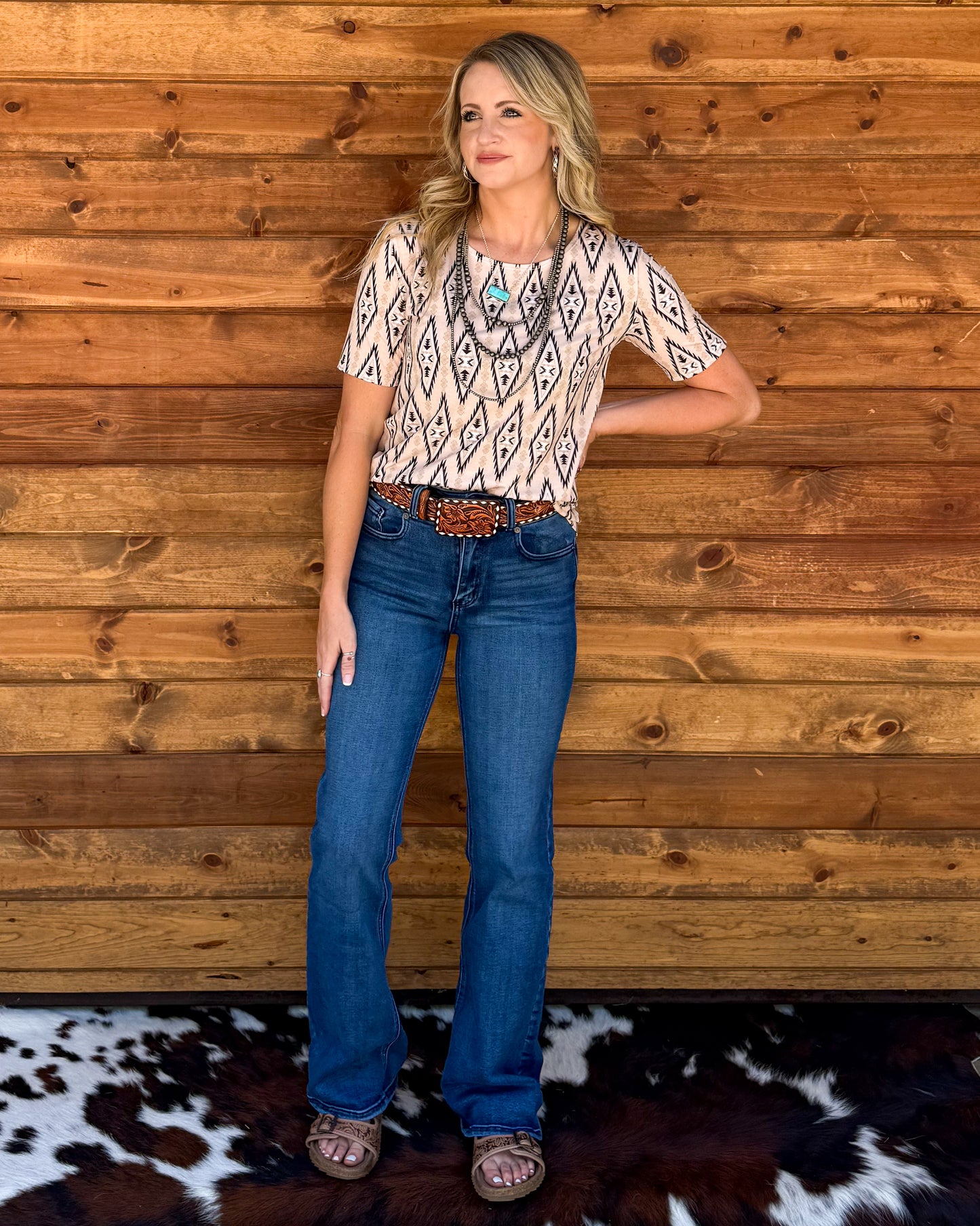 Sandy Aztec Top