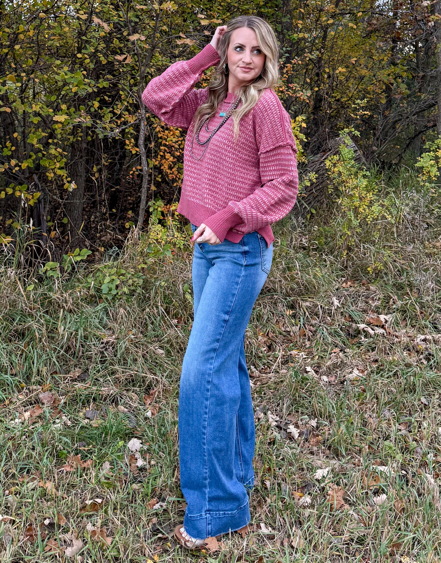 The Tess Sweater *Mauve