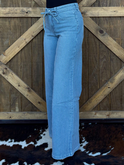 The Georgia Striped Vervet Jeans