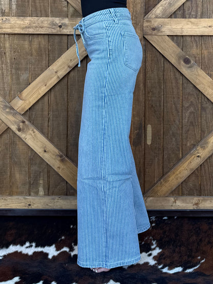 The Georgia Striped Vervet Jeans