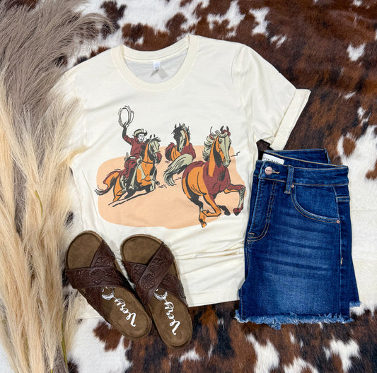 Chasin’ Wild Horses Tee