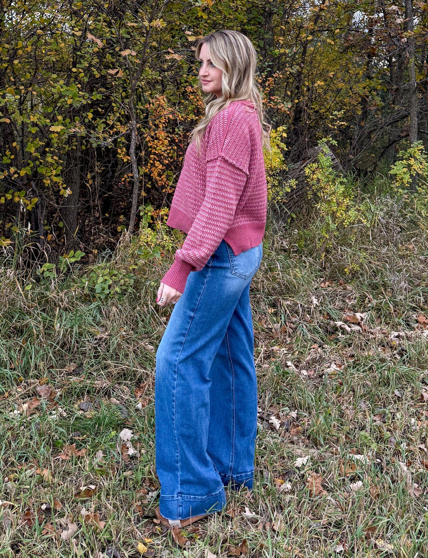 The Tess Sweater *Mauve