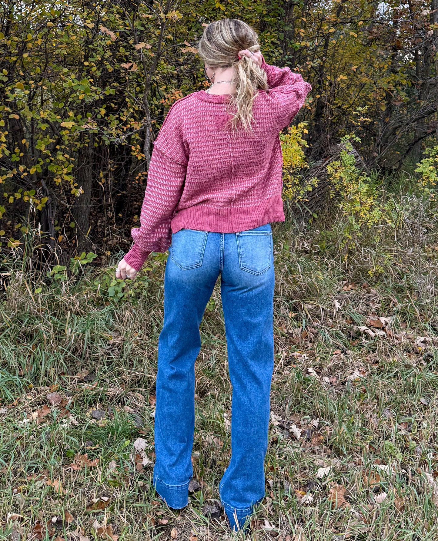 The Tess Sweater *Mauve