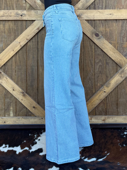 The Georgia Striped Vervet Jeans