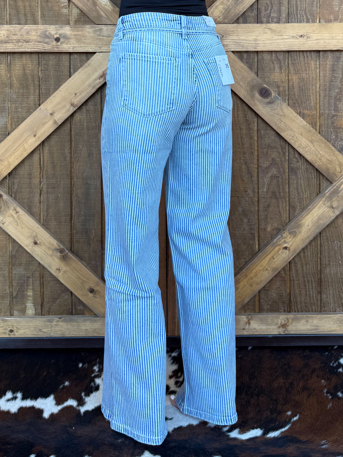 The Georgia Striped Vervet Jeans