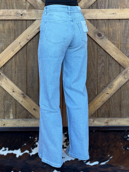 The Georgia Striped Vervet Jeans