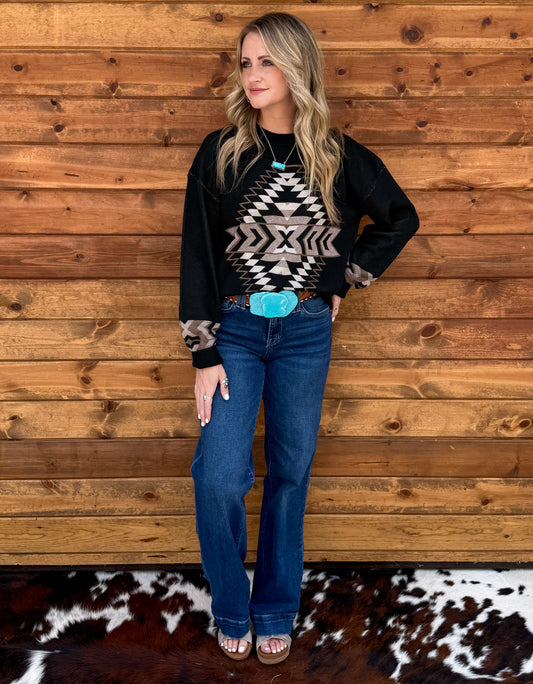 Night Aztec Sweater