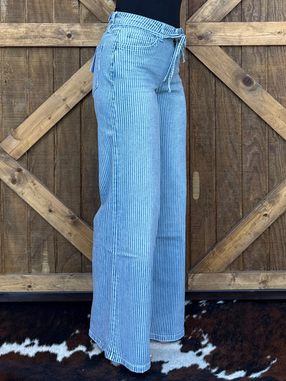 The Georgia Striped Vervet Jeans