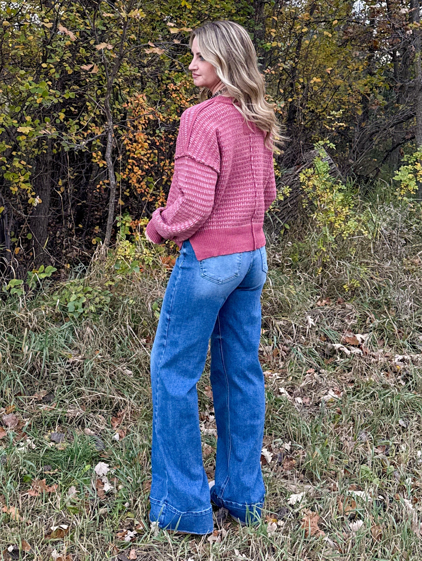 The Tess Sweater *Mauve