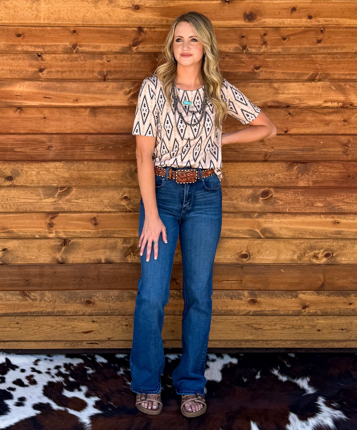 Sandy Aztec Top