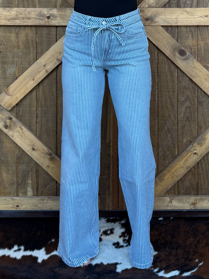 The Georgia Striped Vervet Jeans