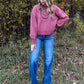 The Tess Sweater *Mauve