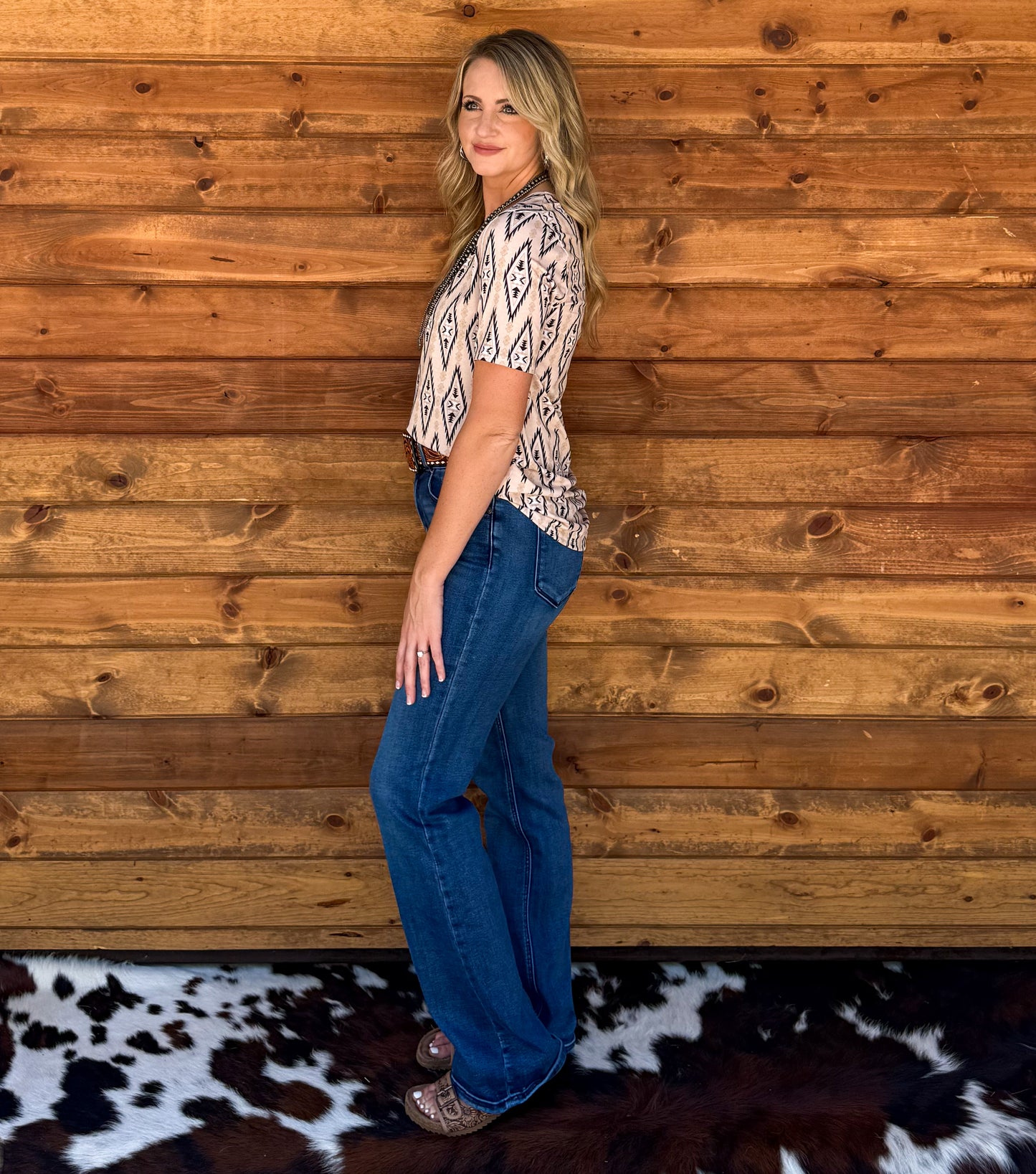 Sandy Aztec Top