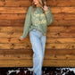 See You Cowboy Sweater *Basil