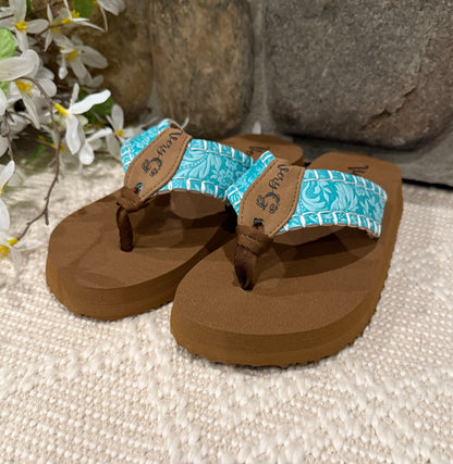 Pamela Sandals *Turquoise