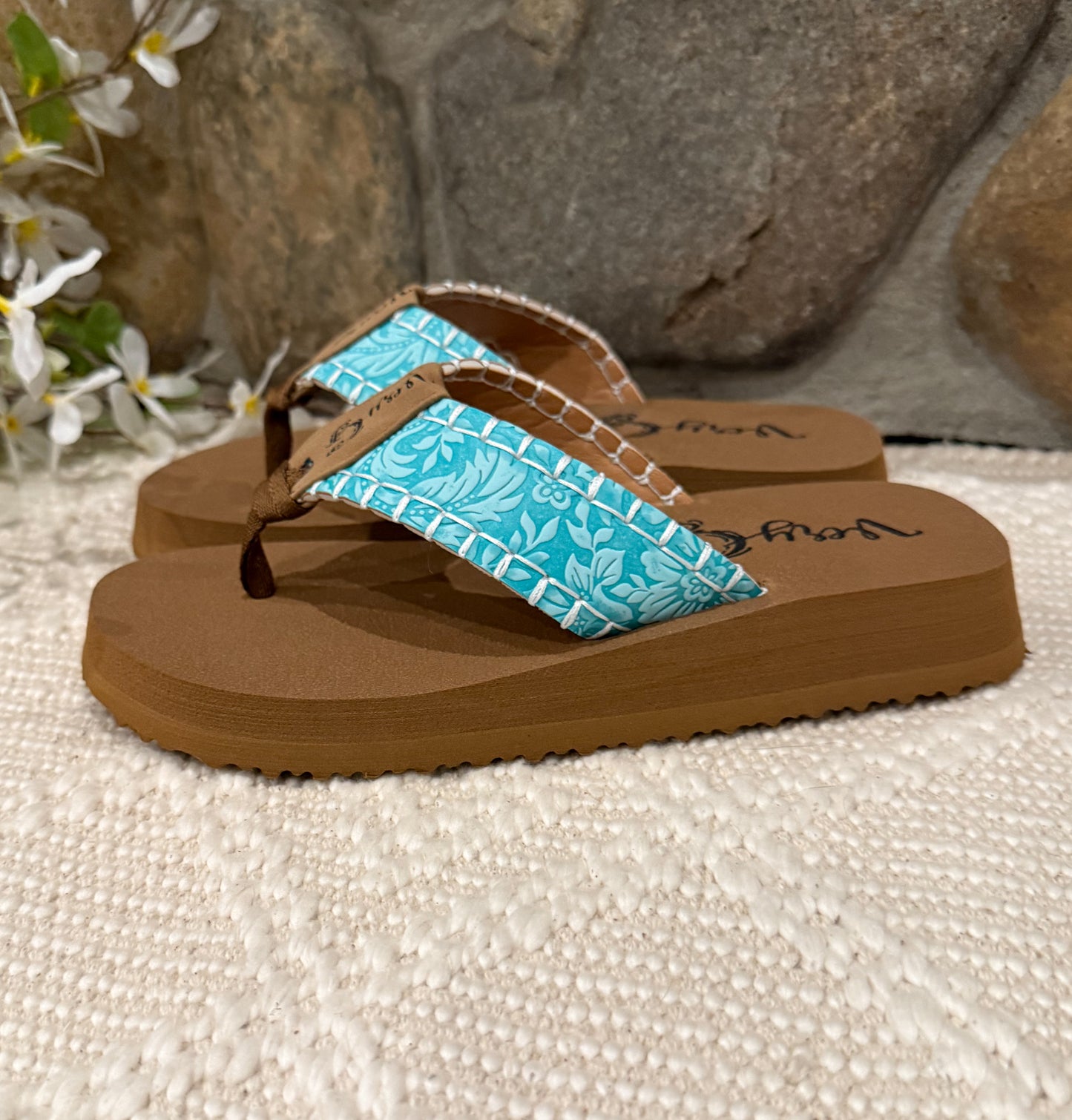 Pamela Sandals *Turquoise