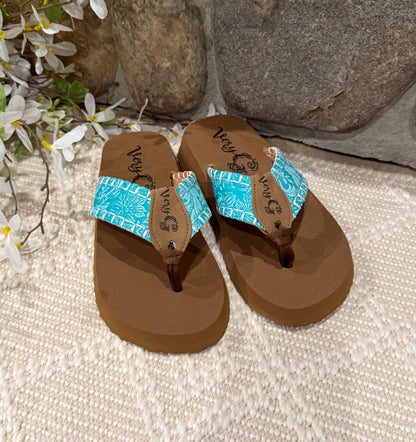 Pamela Sandals *Turquoise