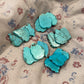 Turquoise Slab Small Belt Buckle