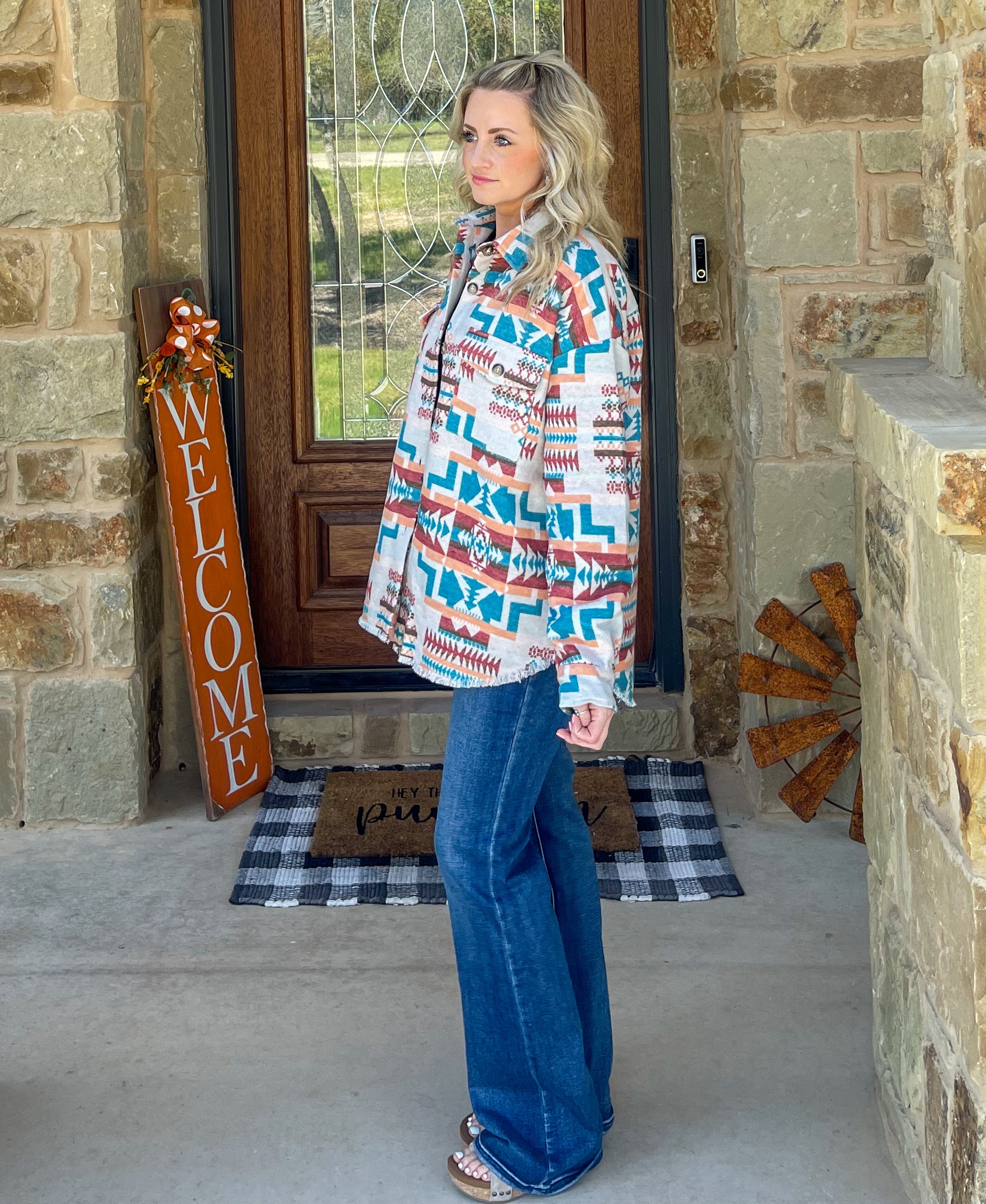 Sangria Shacket The Rustic C Boutique