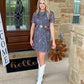 Cosmic Cowtown Mesh Dress