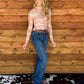 Beige Desert Mesh Top