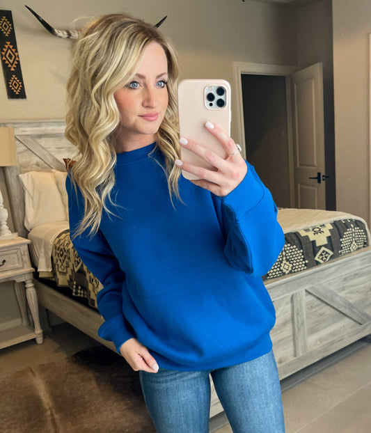 Cozy Sweatshirt *Blue