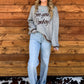 See You Cowboy Sweater *Grey