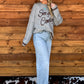 See You Cowboy Sweater *Grey