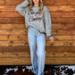 See You Cowboy Sweater *Grey