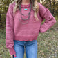 The Tess Sweater *Mauve