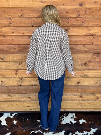 Western Horse Button-Up