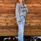 See You Cowboy Sweater *Grey