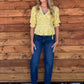 Classy Aztec Blouse *Lime