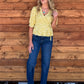 Classy Aztec Blouse *Lime