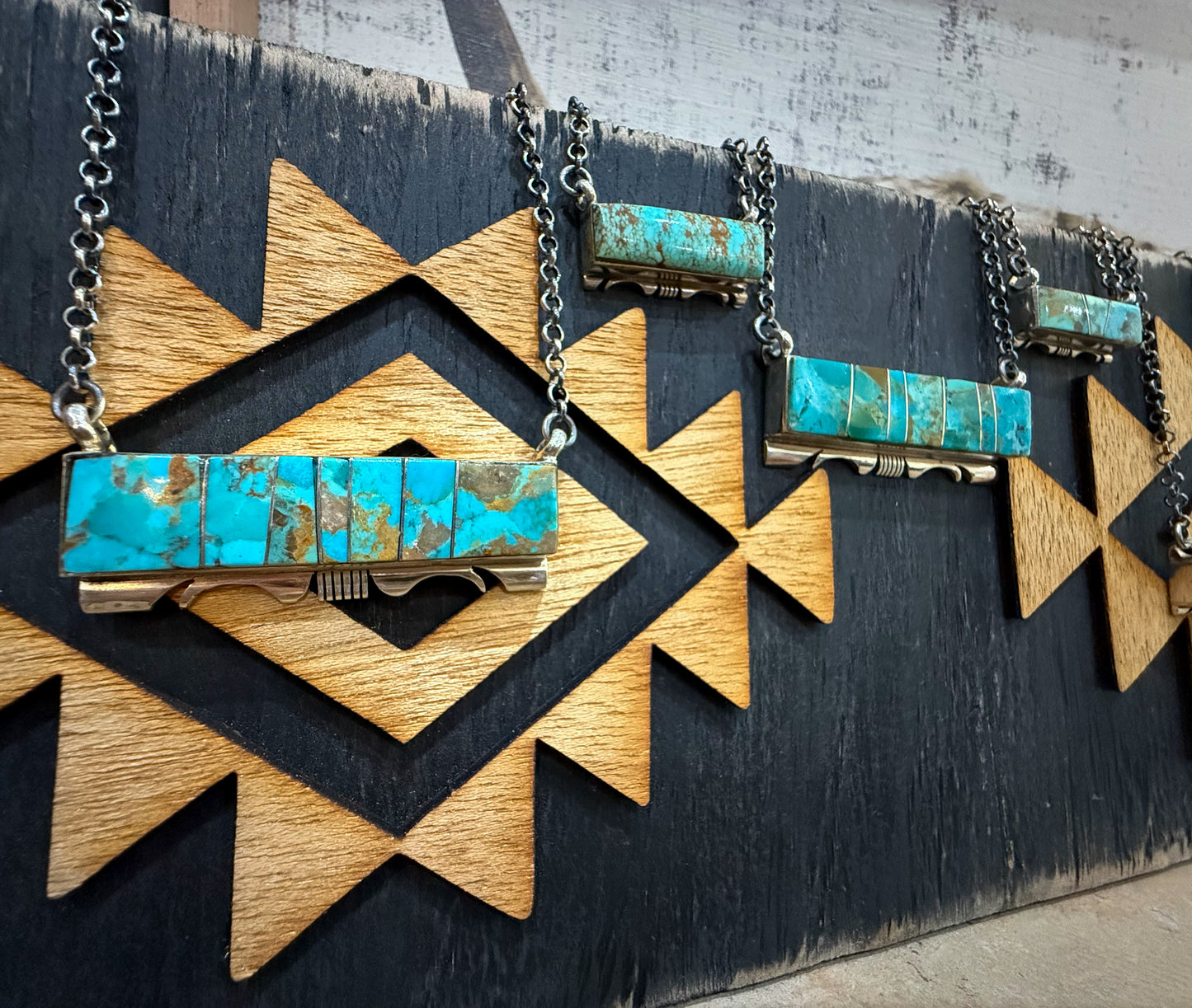 Rodeo Turquoise Bar Necklace