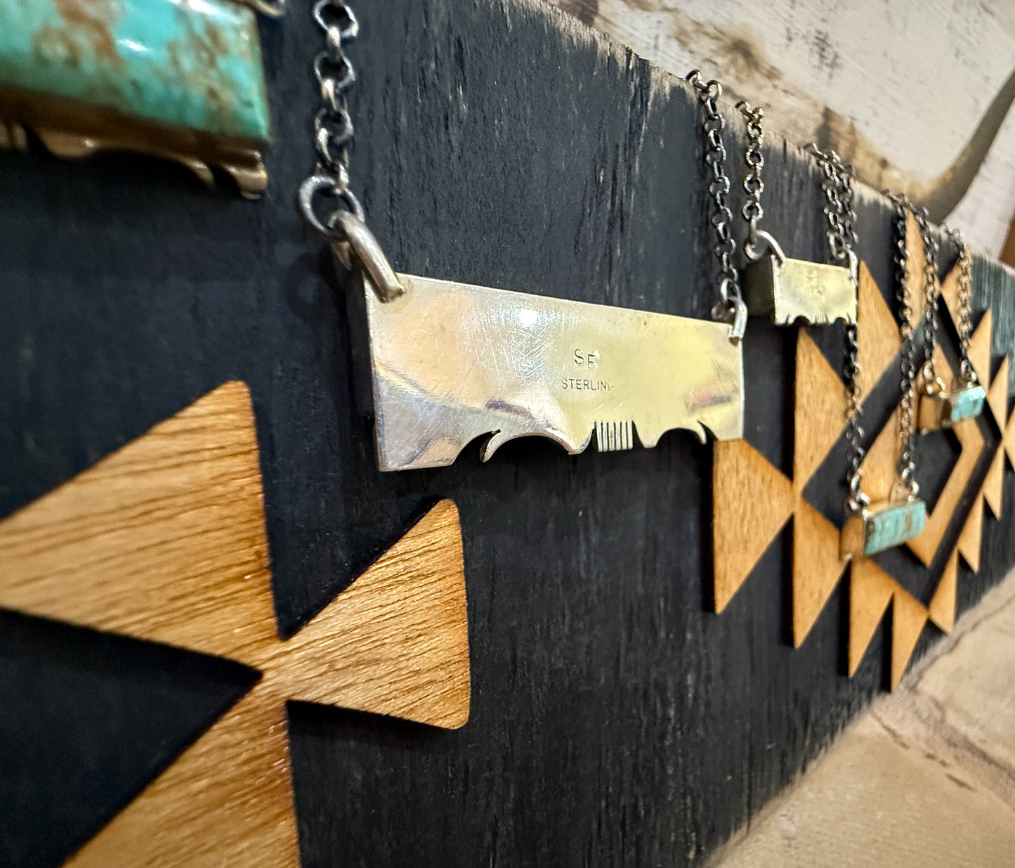 Rodeo Turquoise Bar Necklace