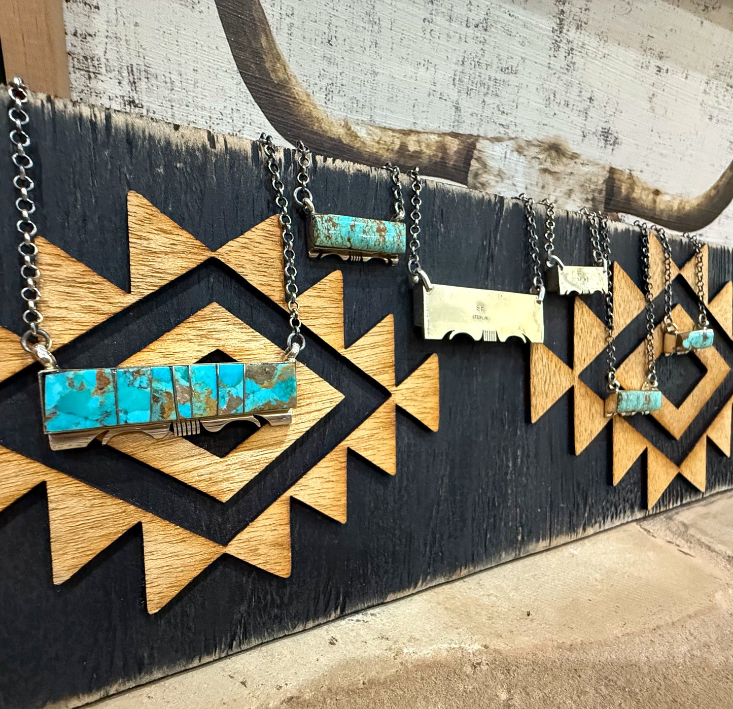 Rodeo Turquoise Bar Necklace