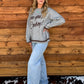 See You Cowboy Sweater *Grey
