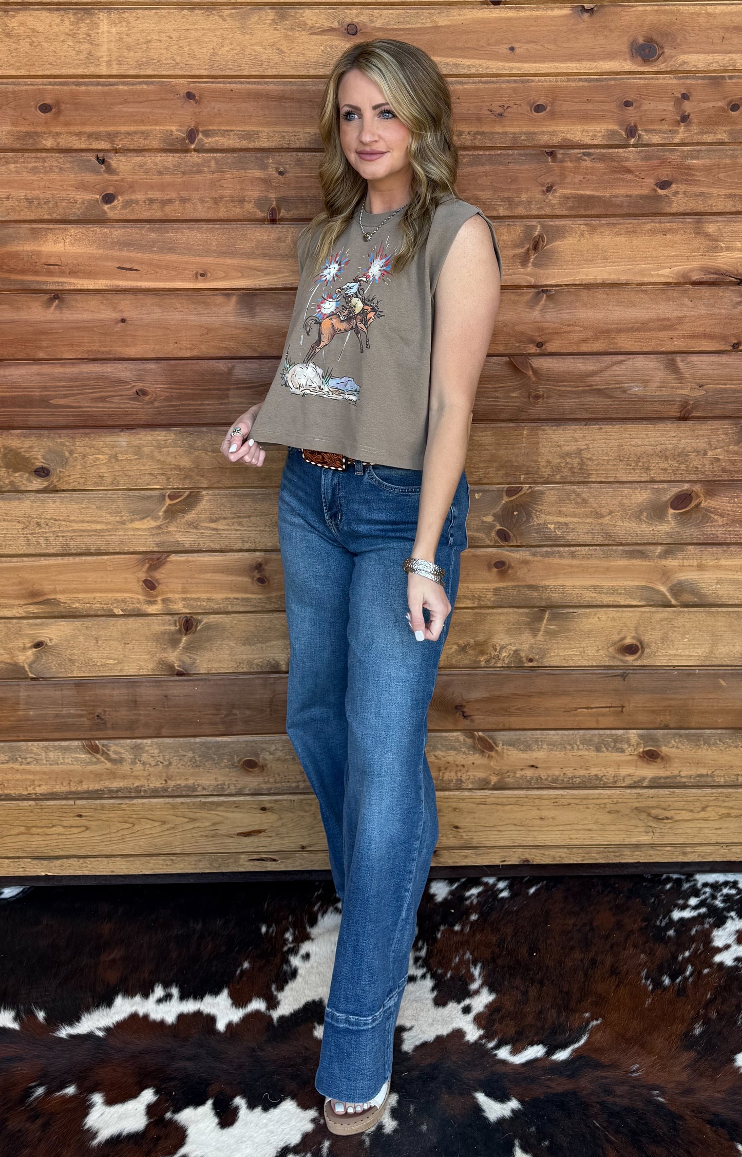 Fireworks & Broncs Tank