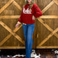 Red Rodeo Sweater