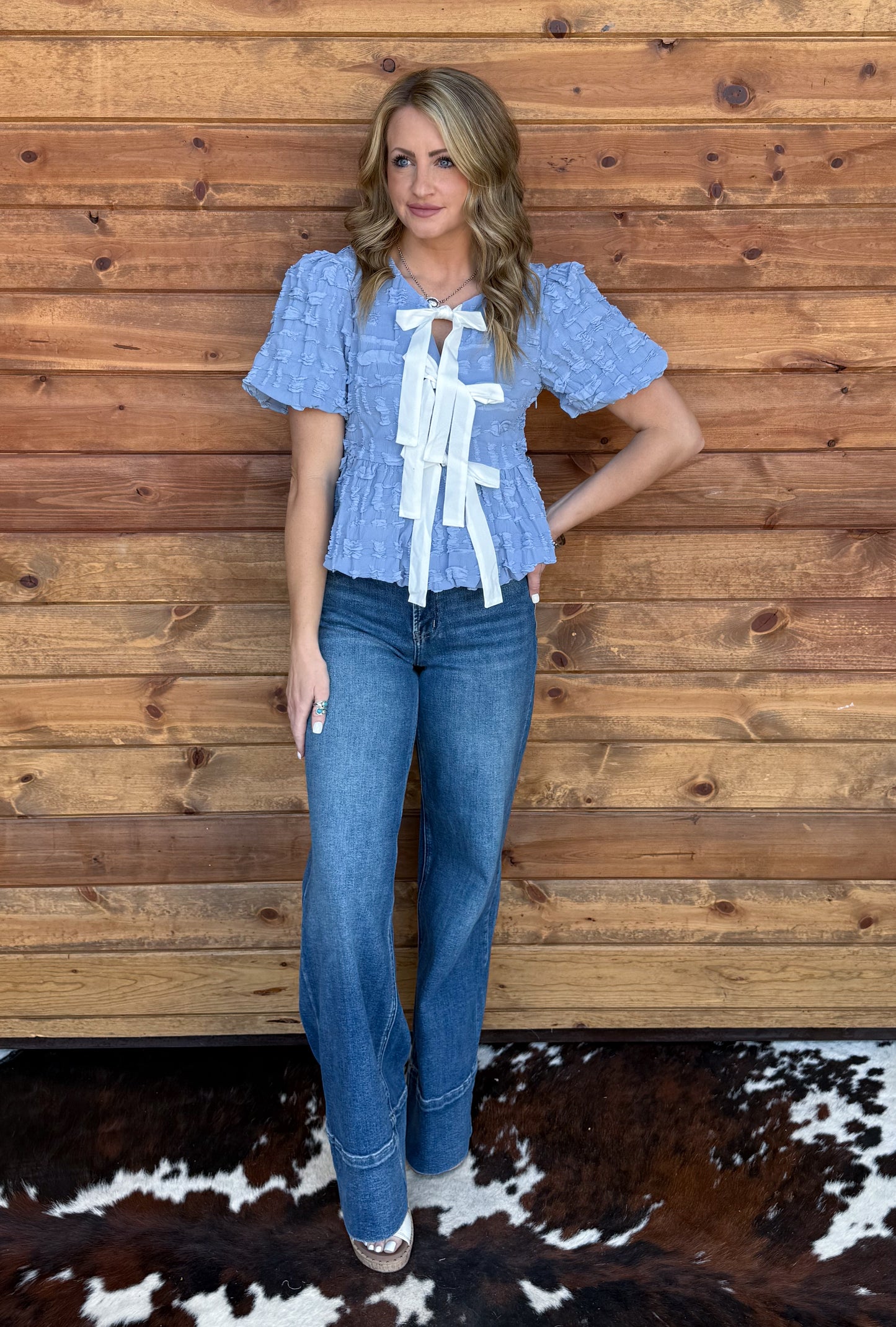 The Libby Blouse *Blue