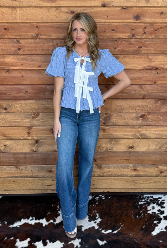 The Libby Blouse *Blue