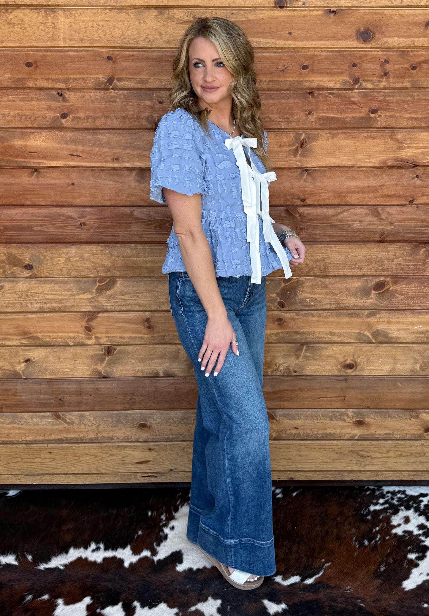 The Libby Blouse *Blue