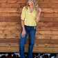 Classy Aztec Blouse *Lime
